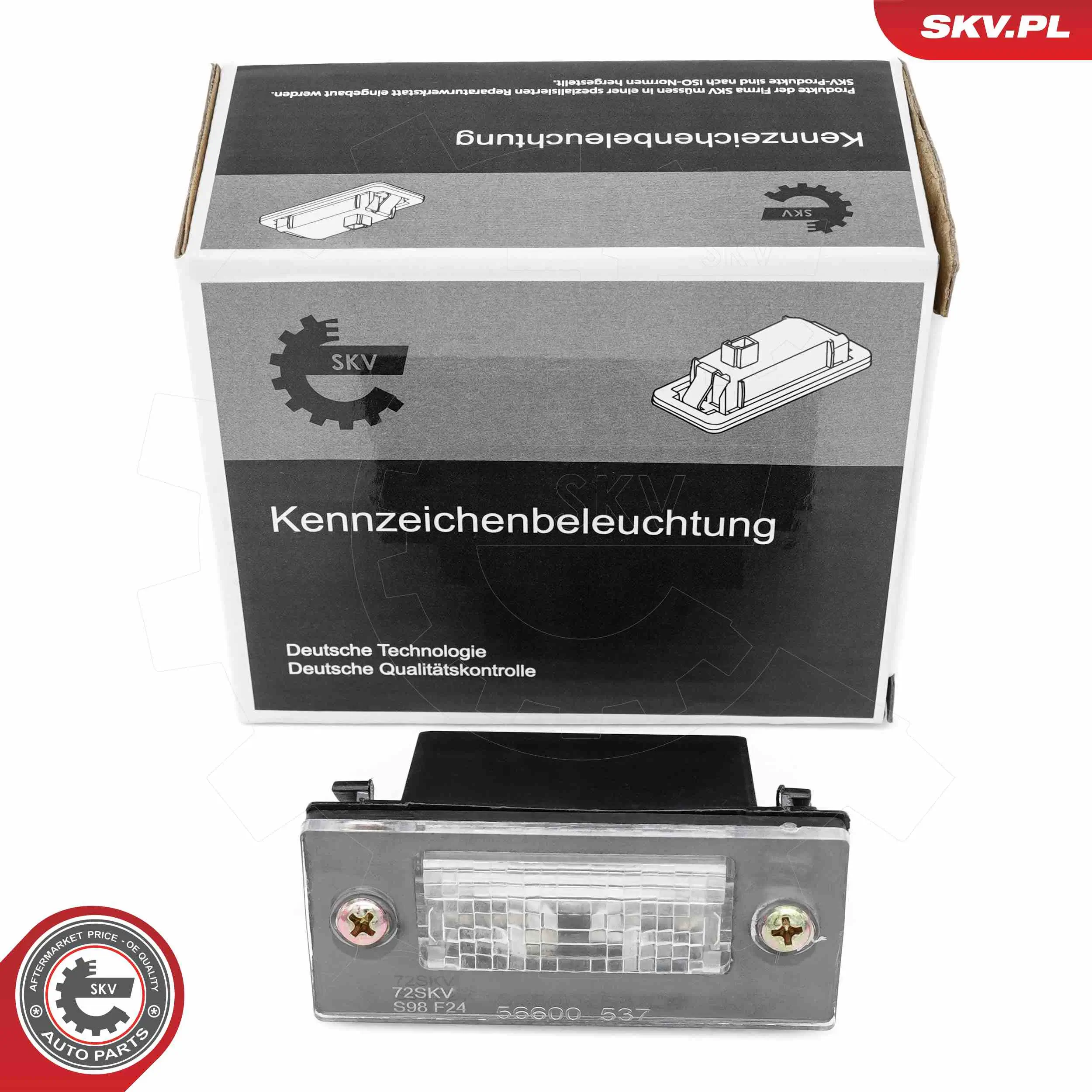 Kennzeichenleuchte rechts ESEN SKV 72SKV027