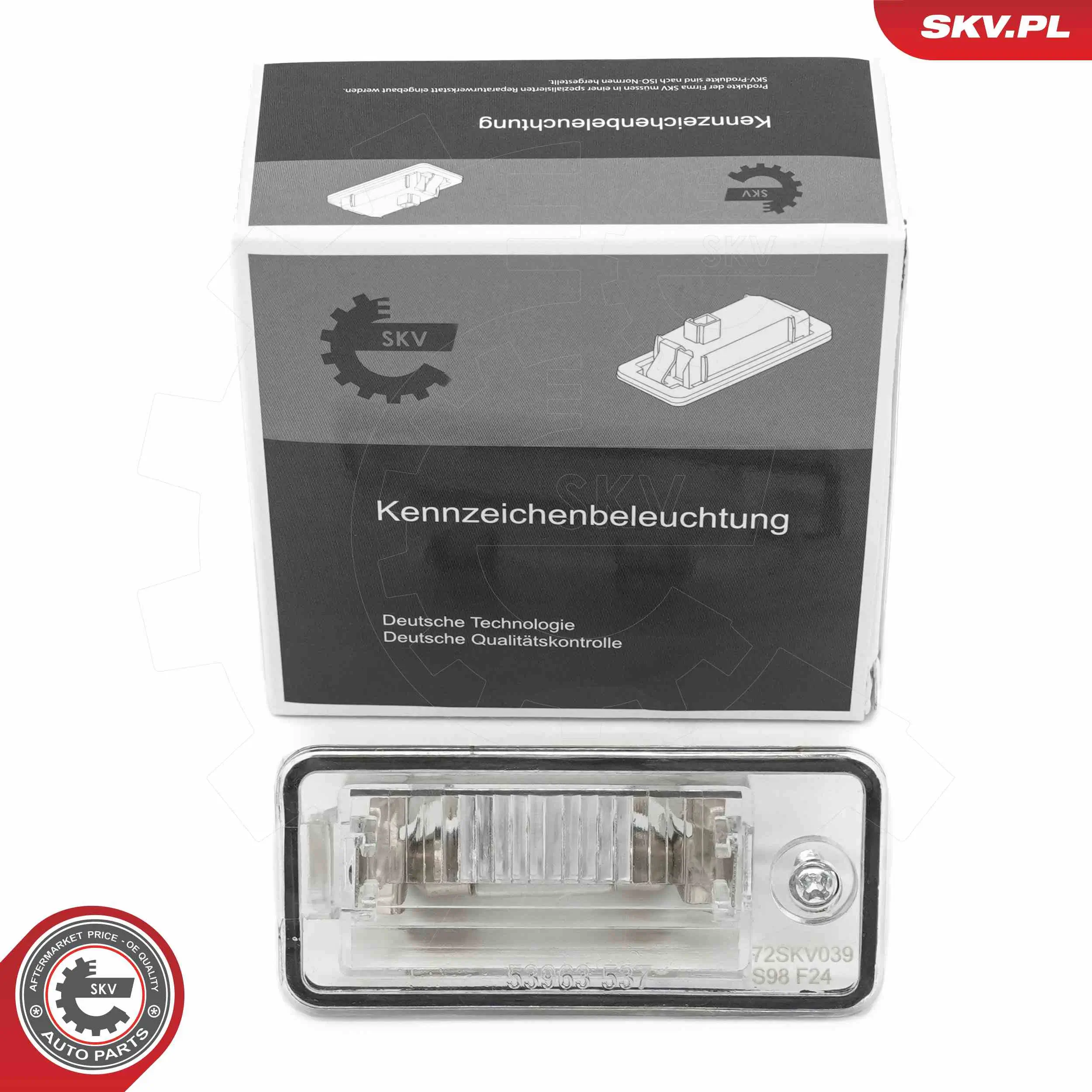 Kennzeichenleuchte links ESEN SKV 72SKV039