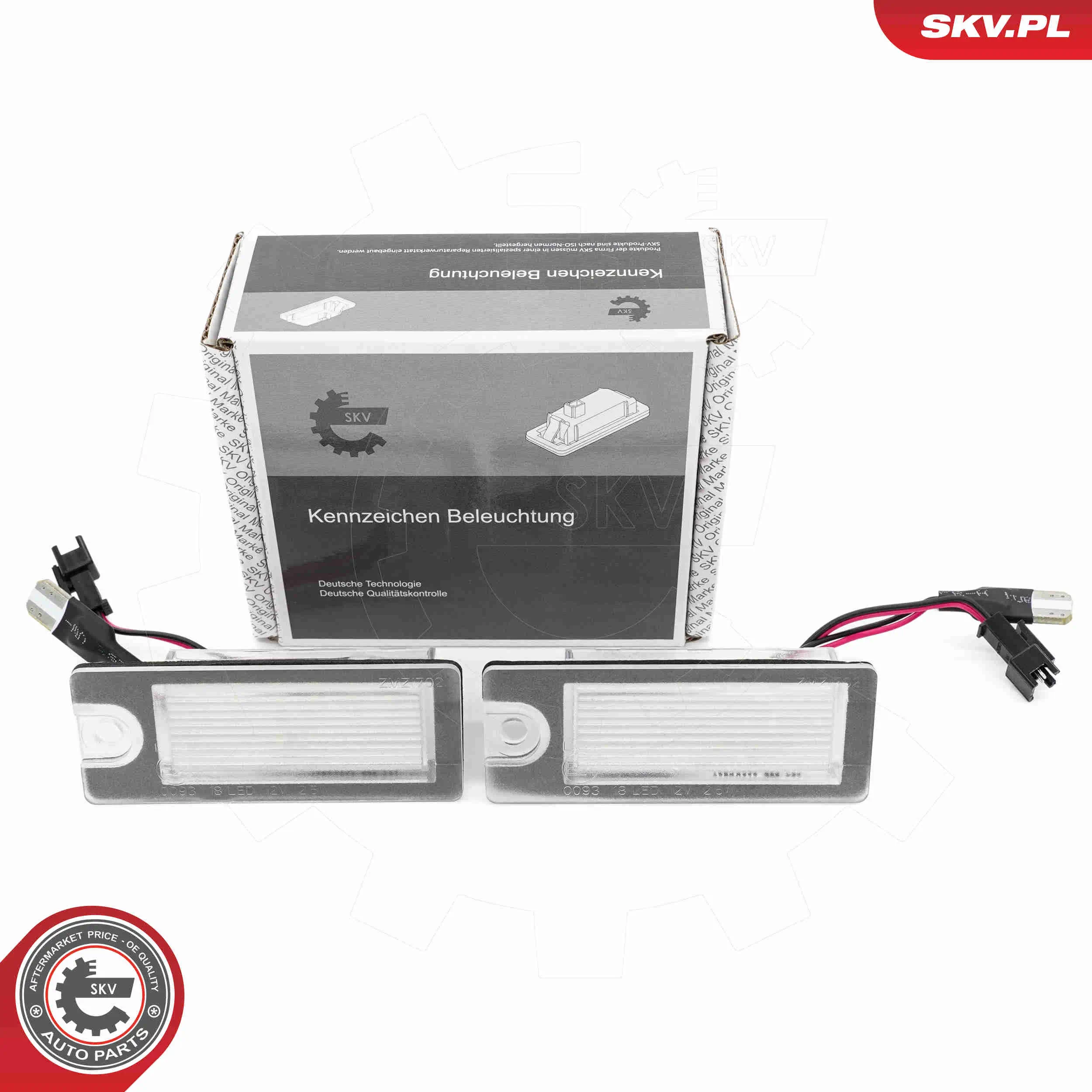 Kennzeichenleuchte rechts links ESEN SKV 72SKV542