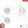 Lagerung, Motor vorne ESEN SKV 75SKV003 Bild Lagerung, Motor vorne ESEN SKV 75SKV003