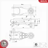 Lagerung, Motor hinten ESEN SKV 75SKV007 Bild Lagerung, Motor hinten ESEN SKV 75SKV007