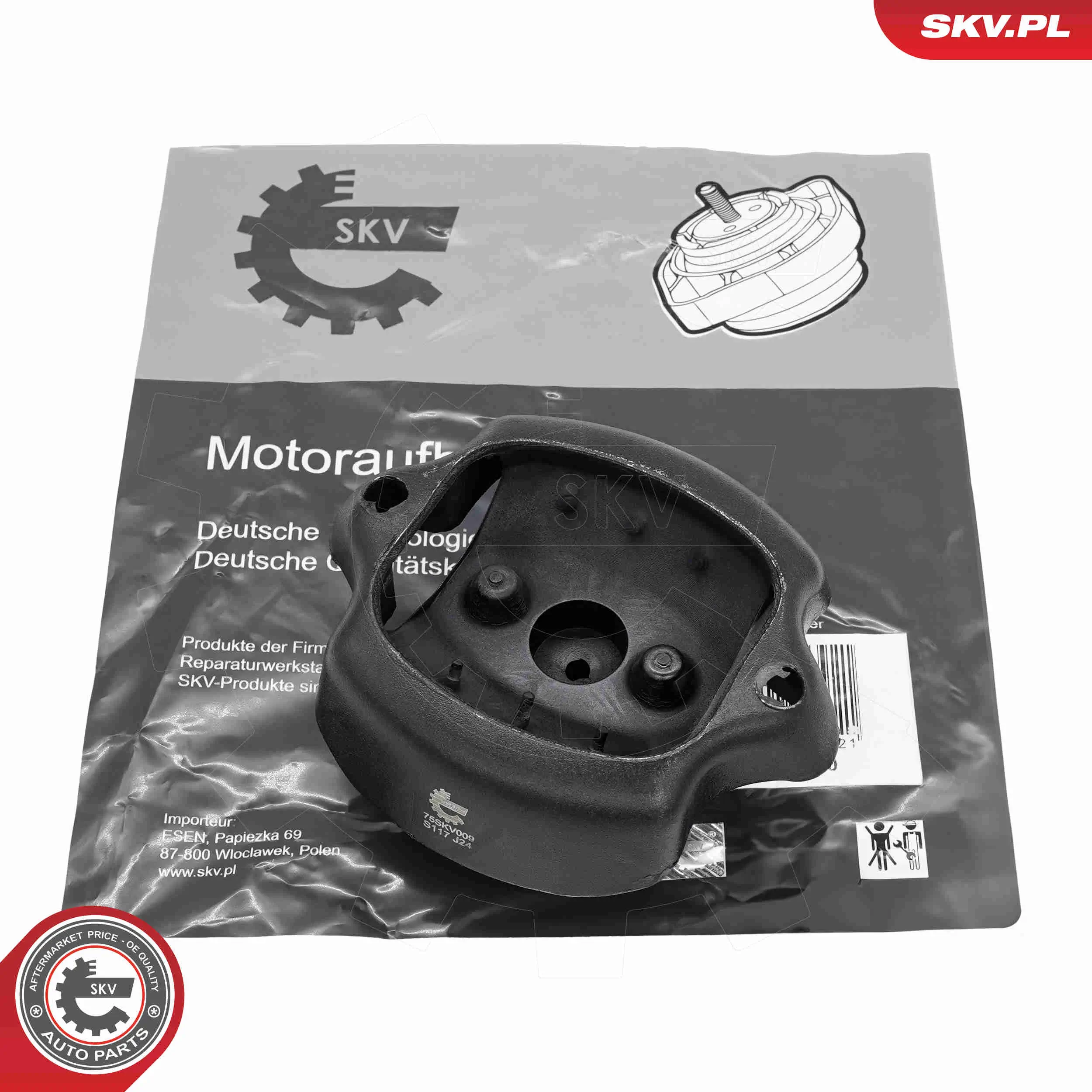 Lagerung, Motor vorne ESEN SKV 75SKV009