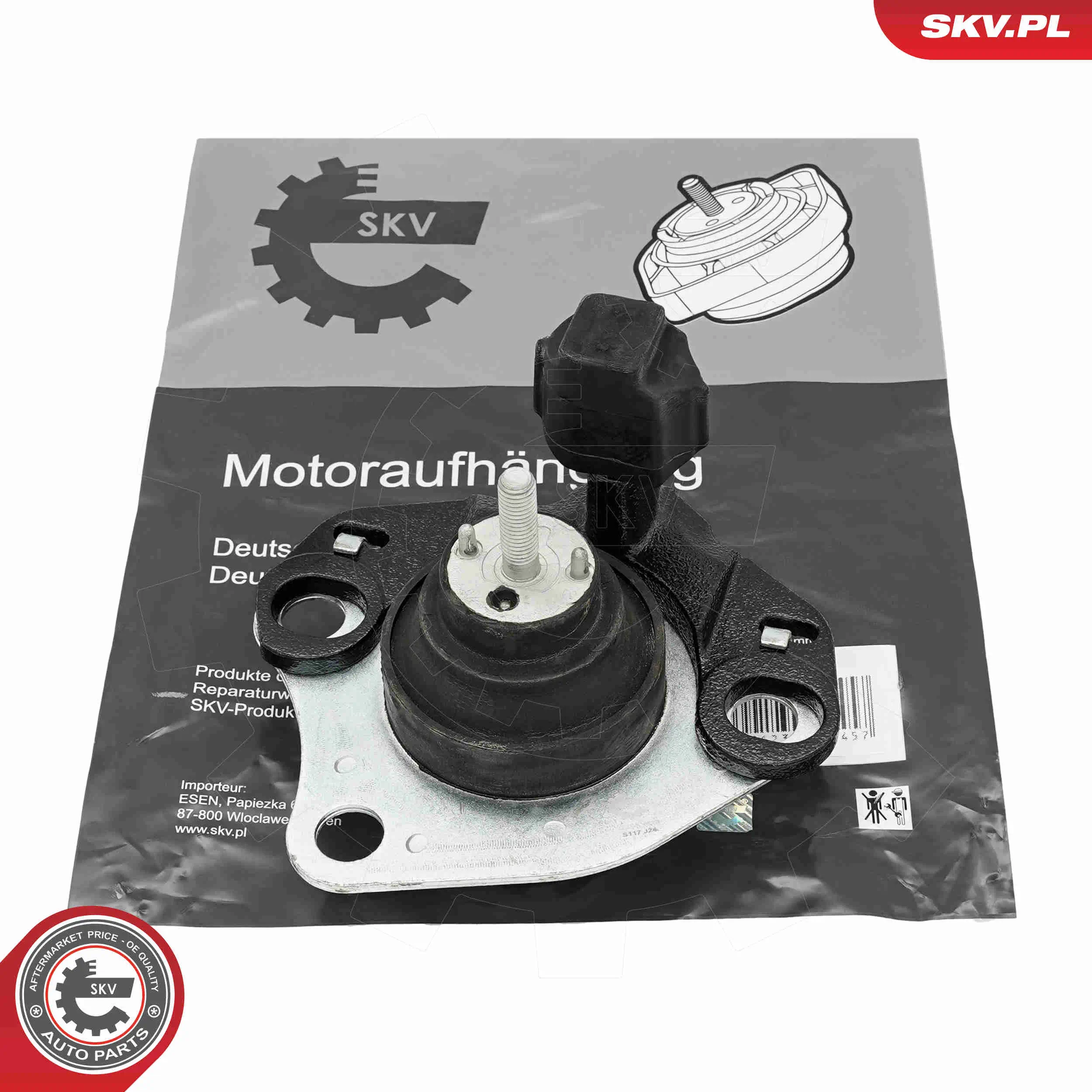 Lagerung, Motor vorne ESEN SKV 75SKV019