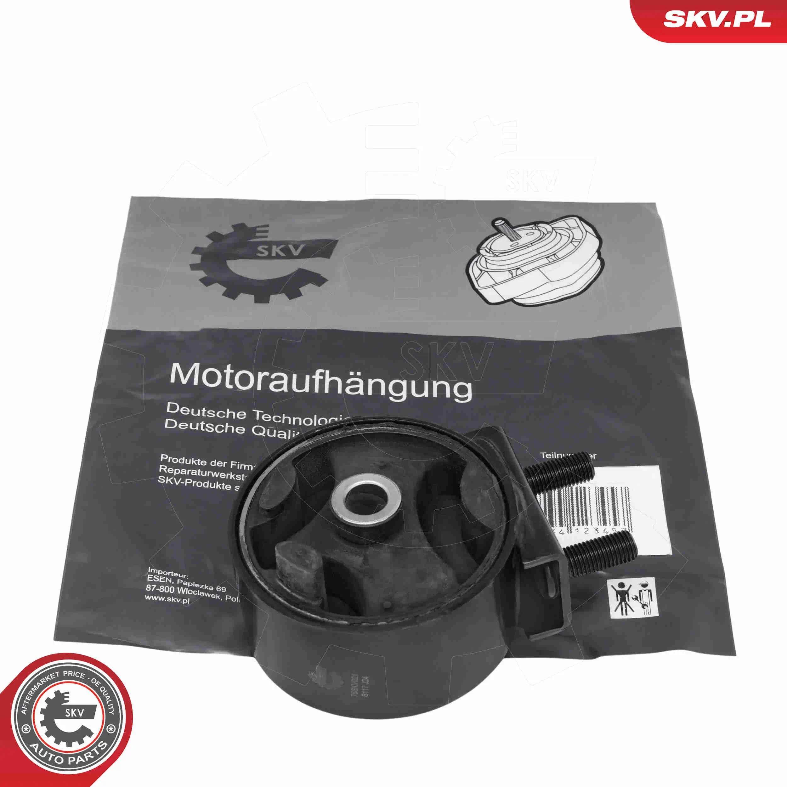 Lagerung, Motor vorne ESEN SKV 75SKV021