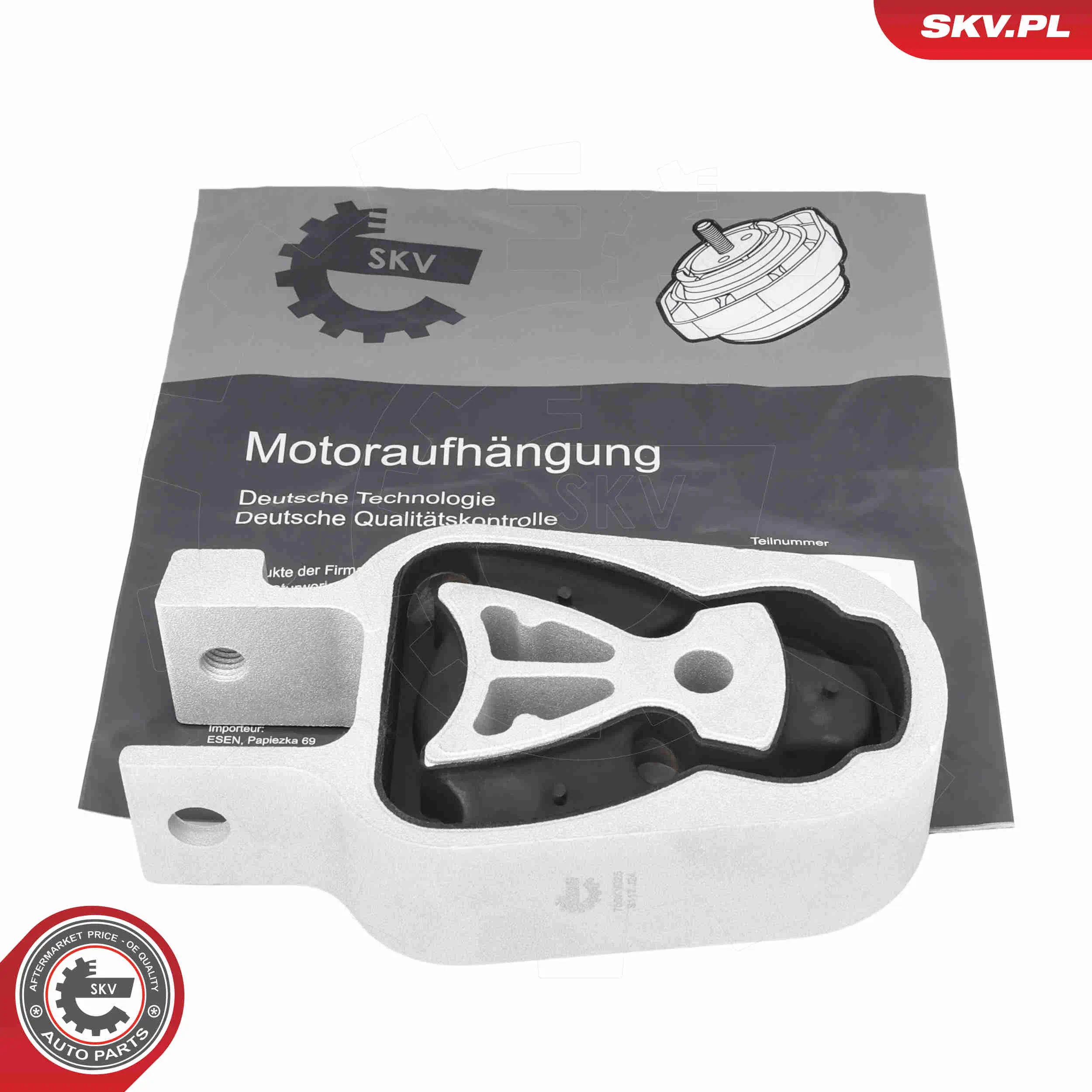 Lagerung, Motor hinten ESEN SKV 75SKV025