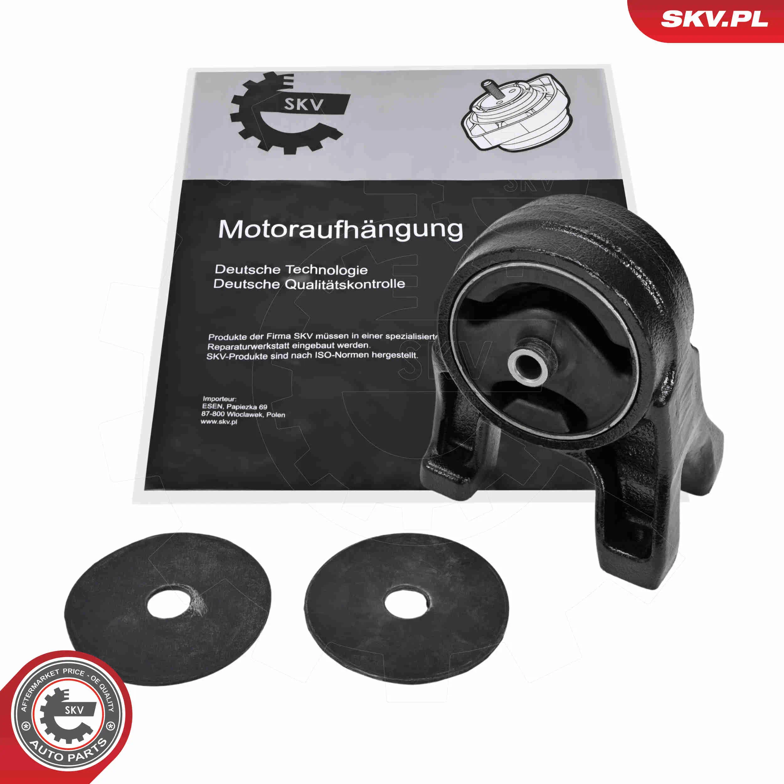 Lagerung, Motor hinten ESEN SKV 75SKV026