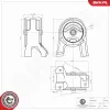 Lagerung, Motor hinten ESEN SKV 75SKV026 Bild Lagerung, Motor hinten ESEN SKV 75SKV026