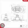 Lagerung, Motor rechts ESEN SKV 75SKV040 Bild Lagerung, Motor rechts ESEN SKV 75SKV040