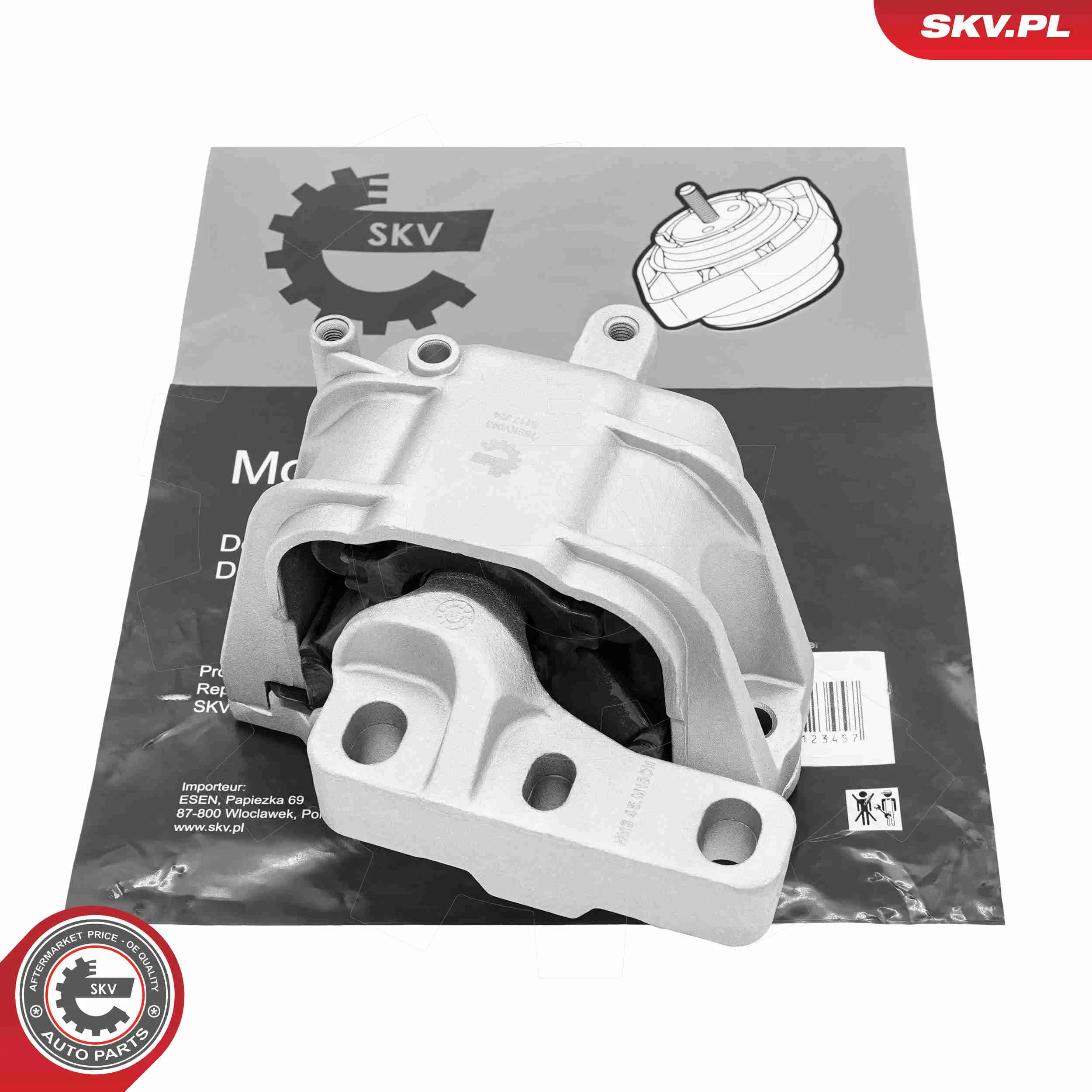 Lagerung, Motor rechts ESEN SKV 75SKV043