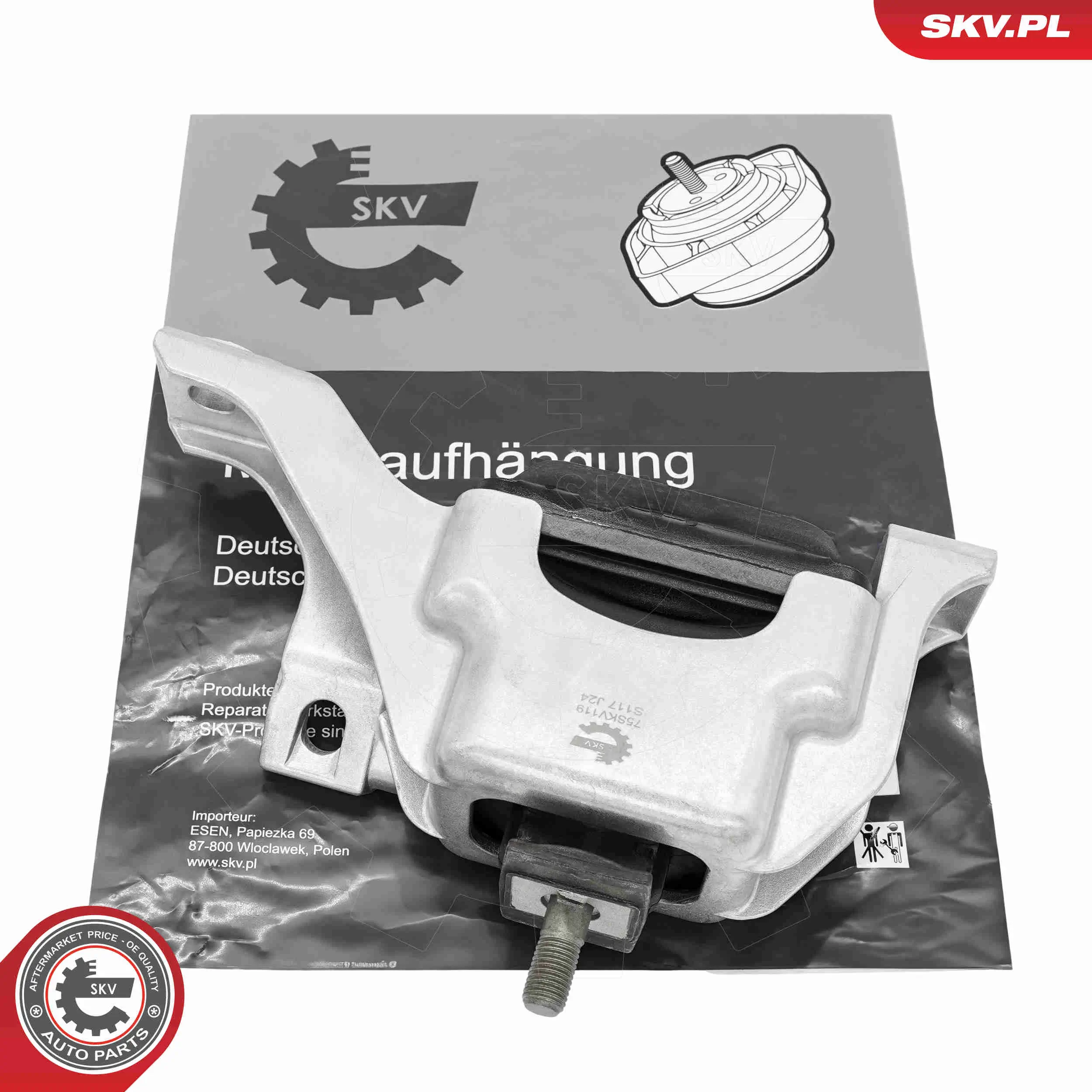 Lagerung, Motor rechts ESEN SKV 75SKV119