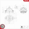 Lagerung, Motor rechts ESEN SKV 75SKV126 Bild Lagerung, Motor rechts ESEN SKV 75SKV126