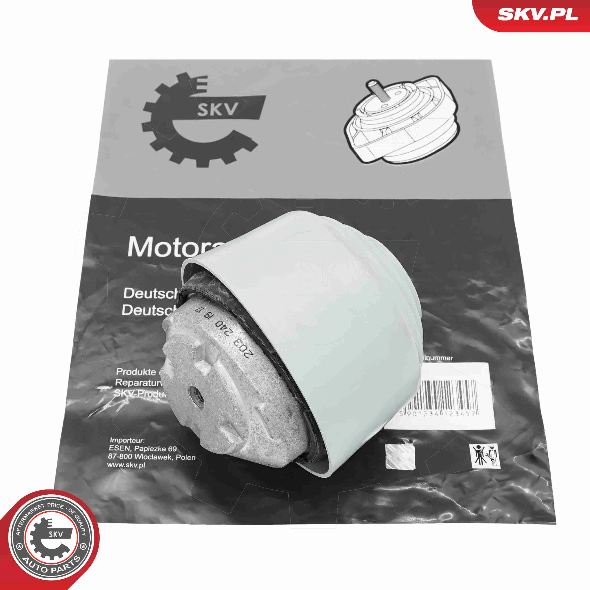 Lagerung, Motor vorne ESEN SKV 75SKV128