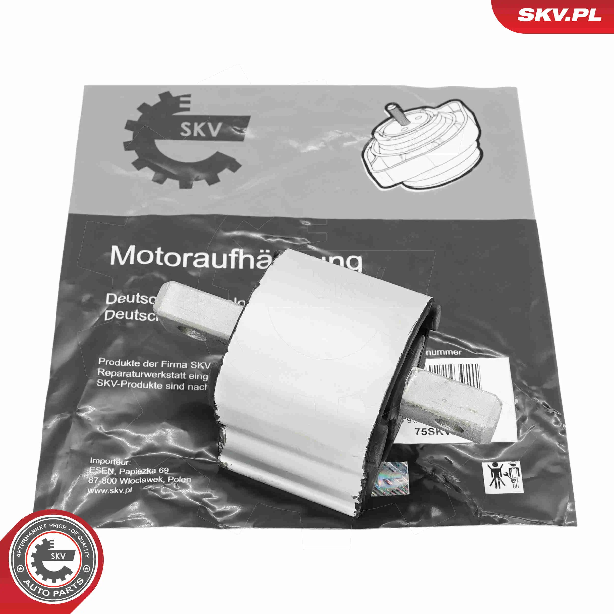 Lagerung, Motor hinten ESEN SKV 75SKV129