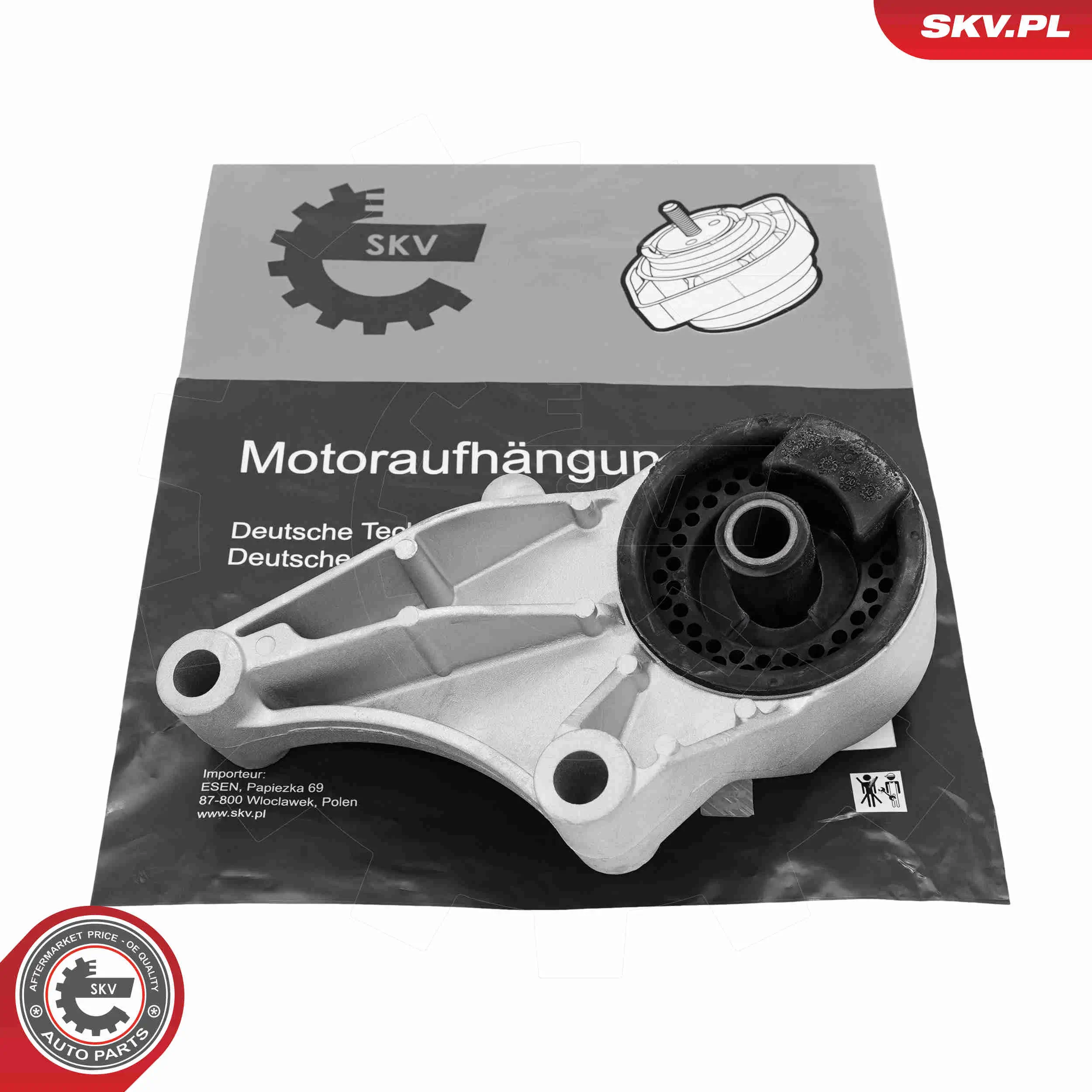 Lagerung, Motor vorne ESEN SKV 75SKV145