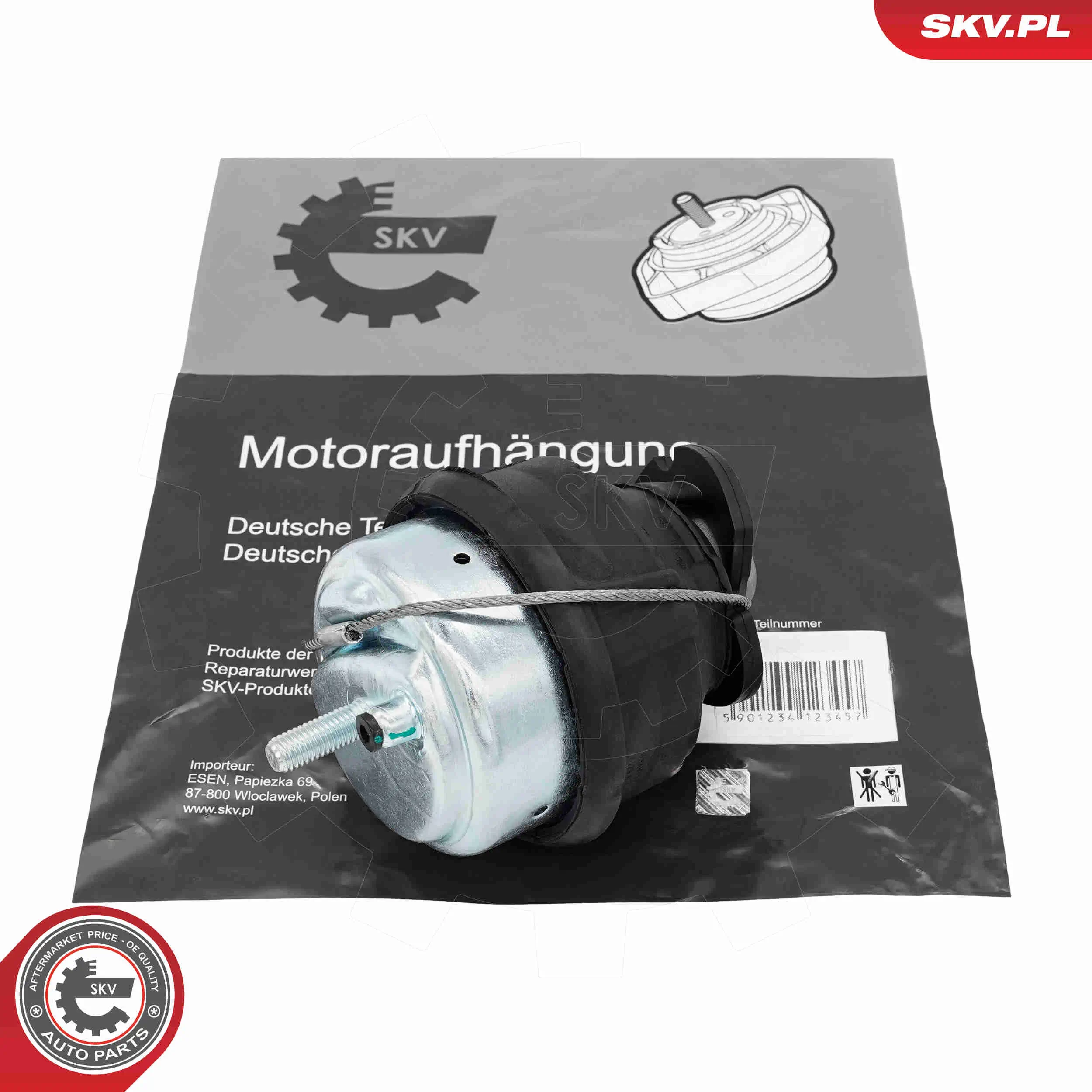 Lagerung, Motor hinten ESEN SKV 75SKV147