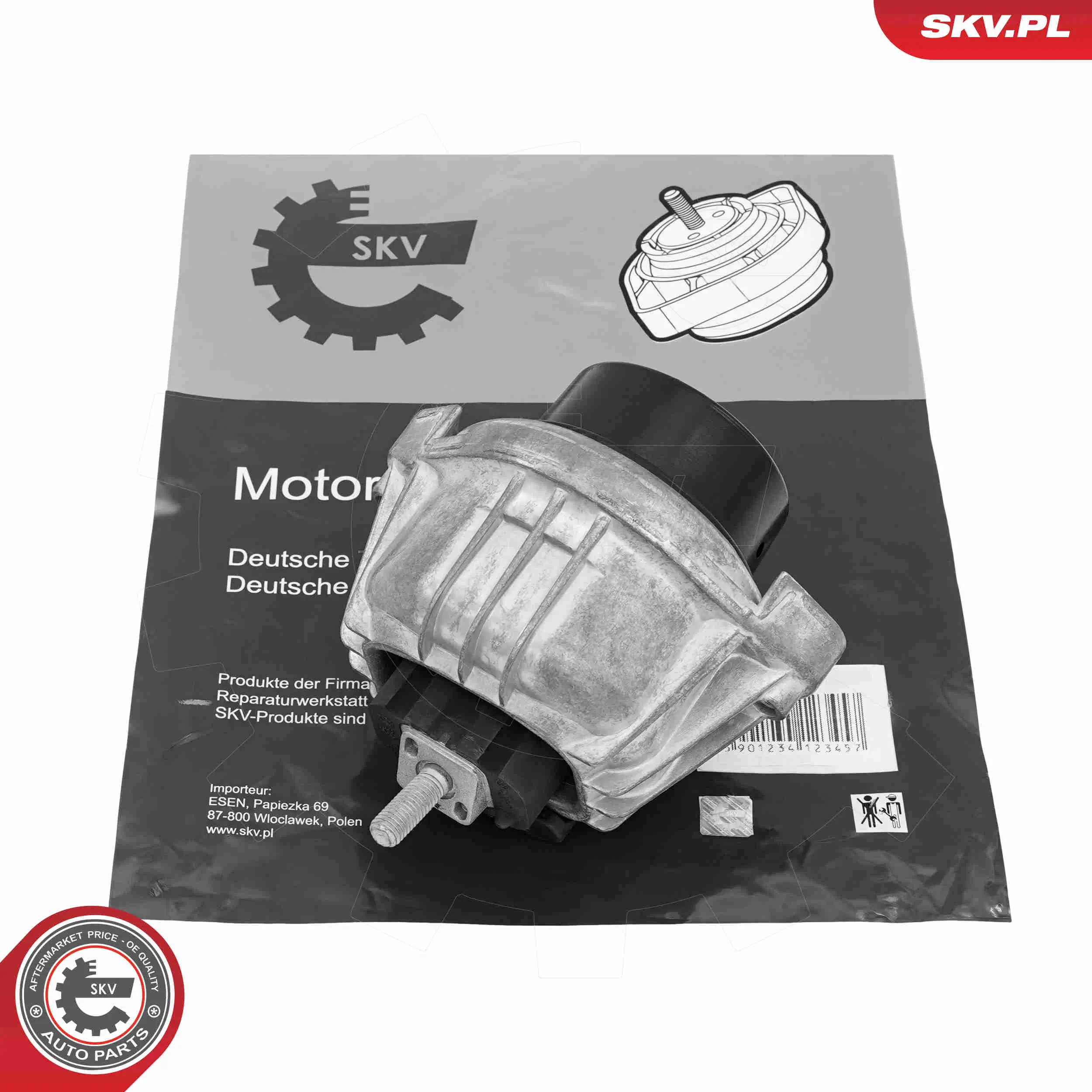 Lagerung, Motor beidseitig ESEN SKV 75SKV153