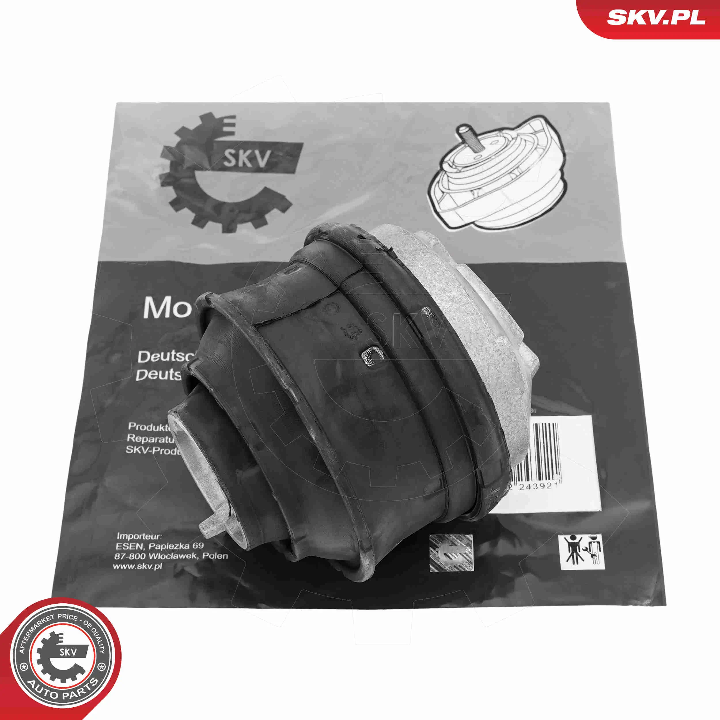 Lagerung, Motor vorne rechts ESEN SKV 75SKV155