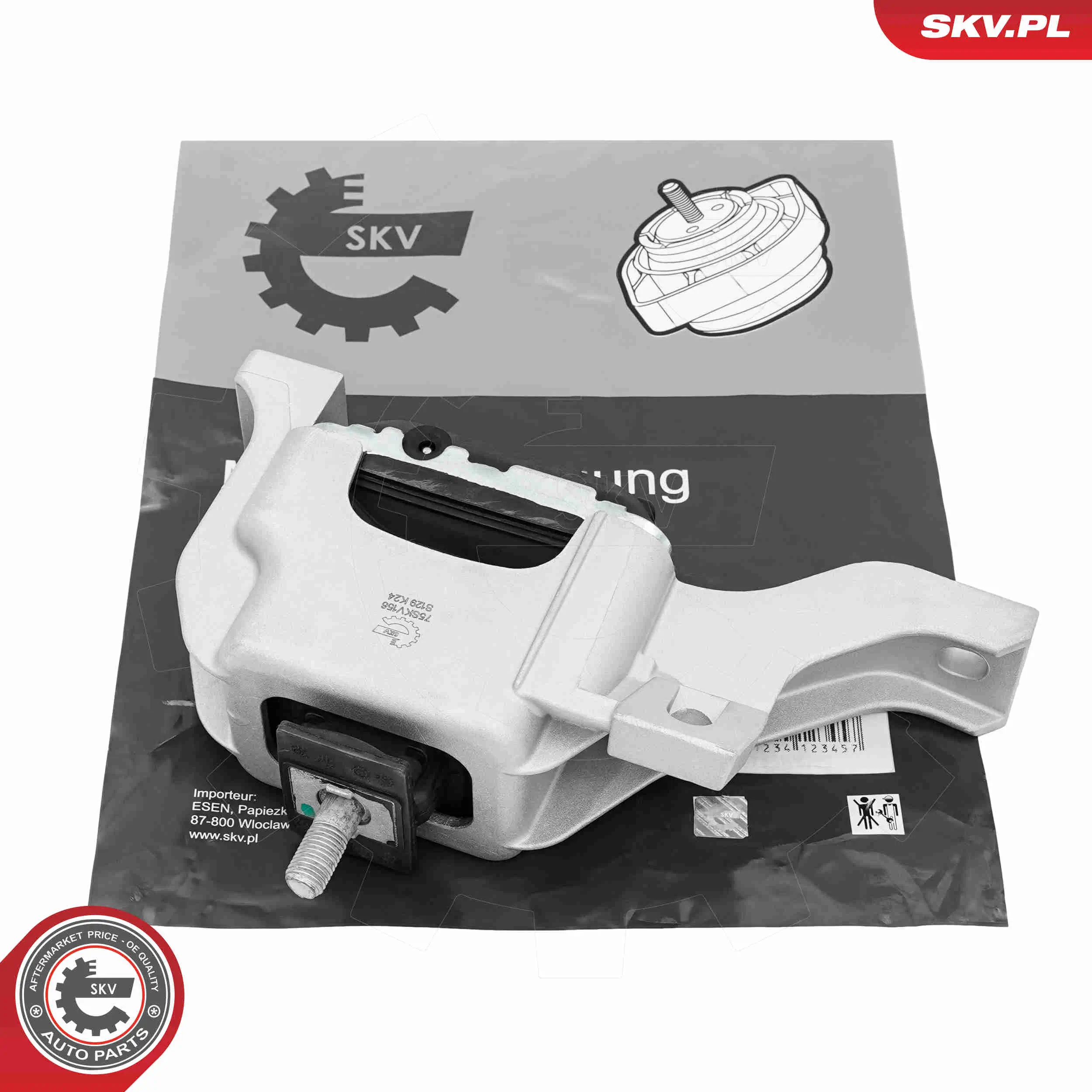 Lagerung, Motor vorne rechts ESEN SKV 75SKV156