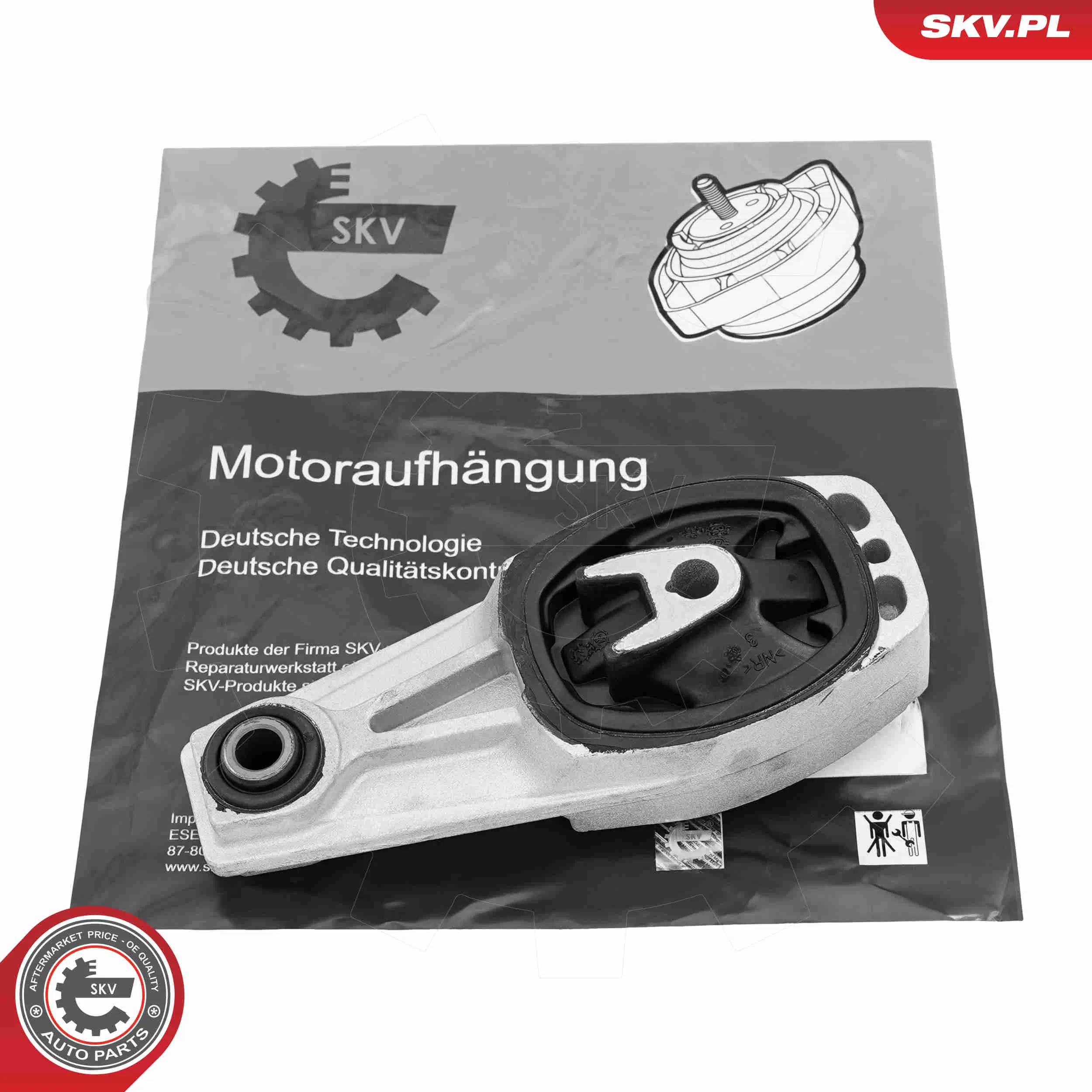 Lagerung, Motor hinten ESEN SKV 75SKV160