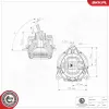 Lagerung, Motor rechts ESEN SKV 75SKV163