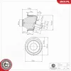 Lagerung, Motor hinten rechts ESEN SKV 75SKV173 Bild Lagerung, Motor hinten rechts ESEN SKV 75SKV173