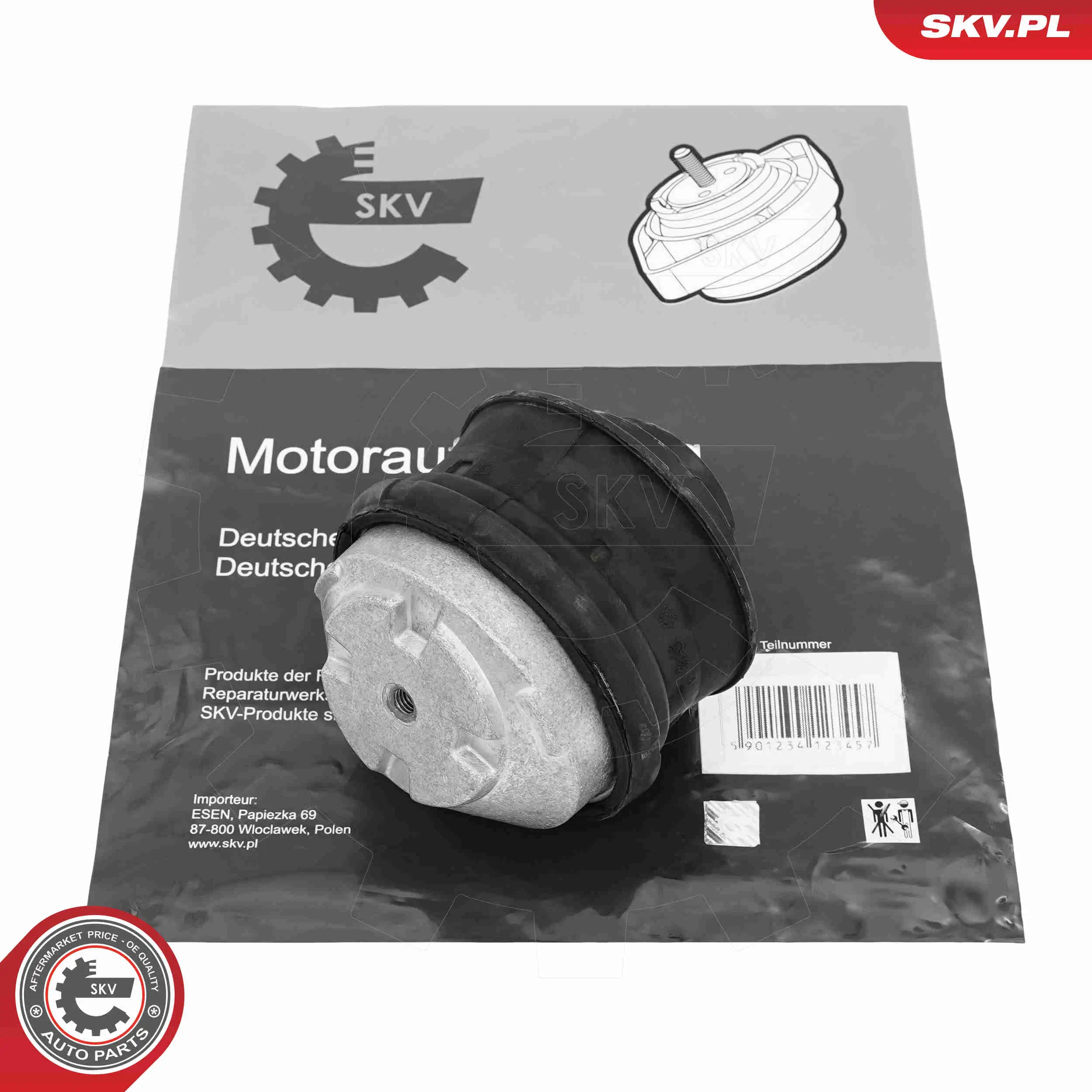 Lagerung, Motor vorne ESEN SKV 75SKV175
