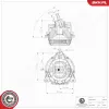 Lagerung, Motor rechts ESEN SKV 75SKV179