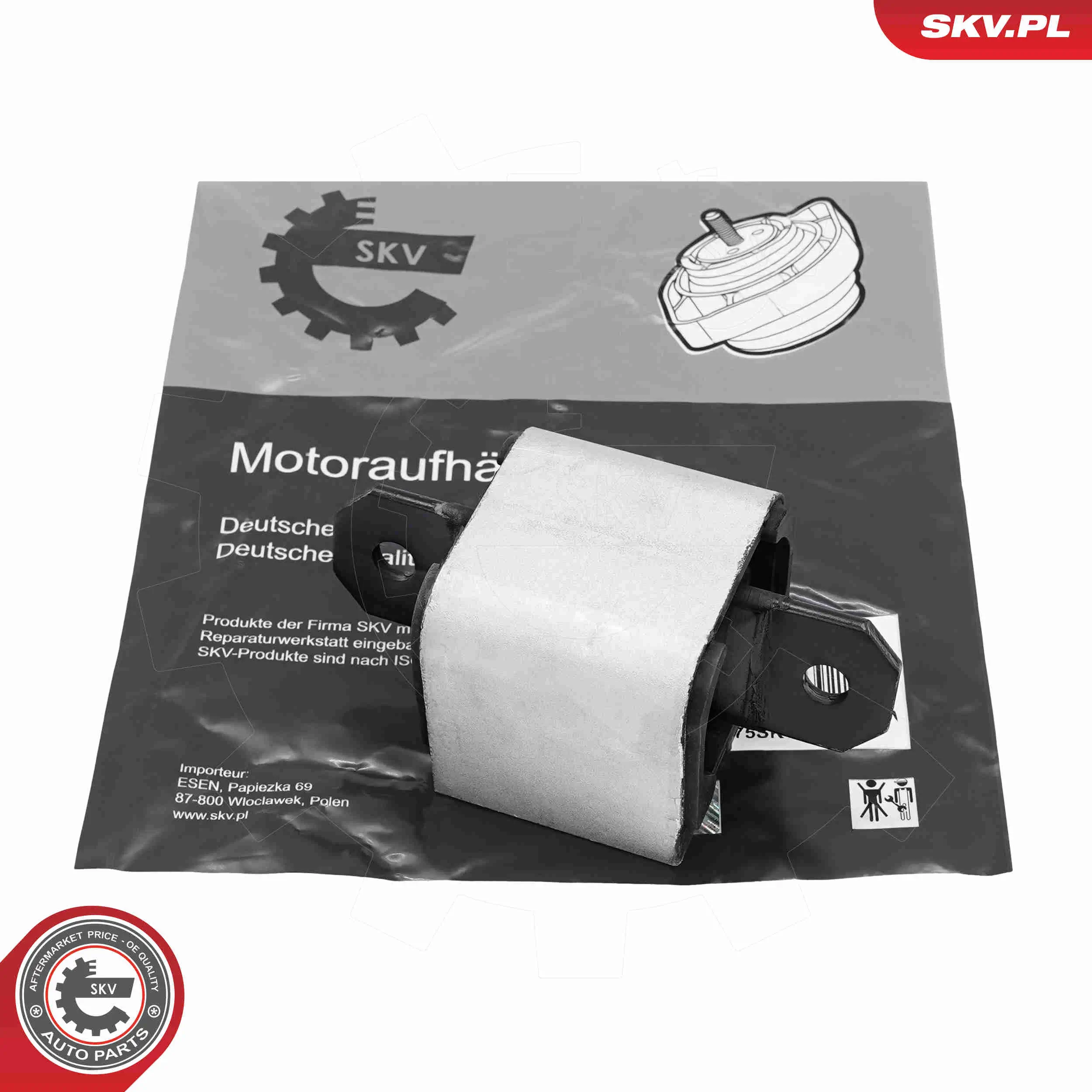 Lagerung, Motor hinten ESEN SKV 75SKV183