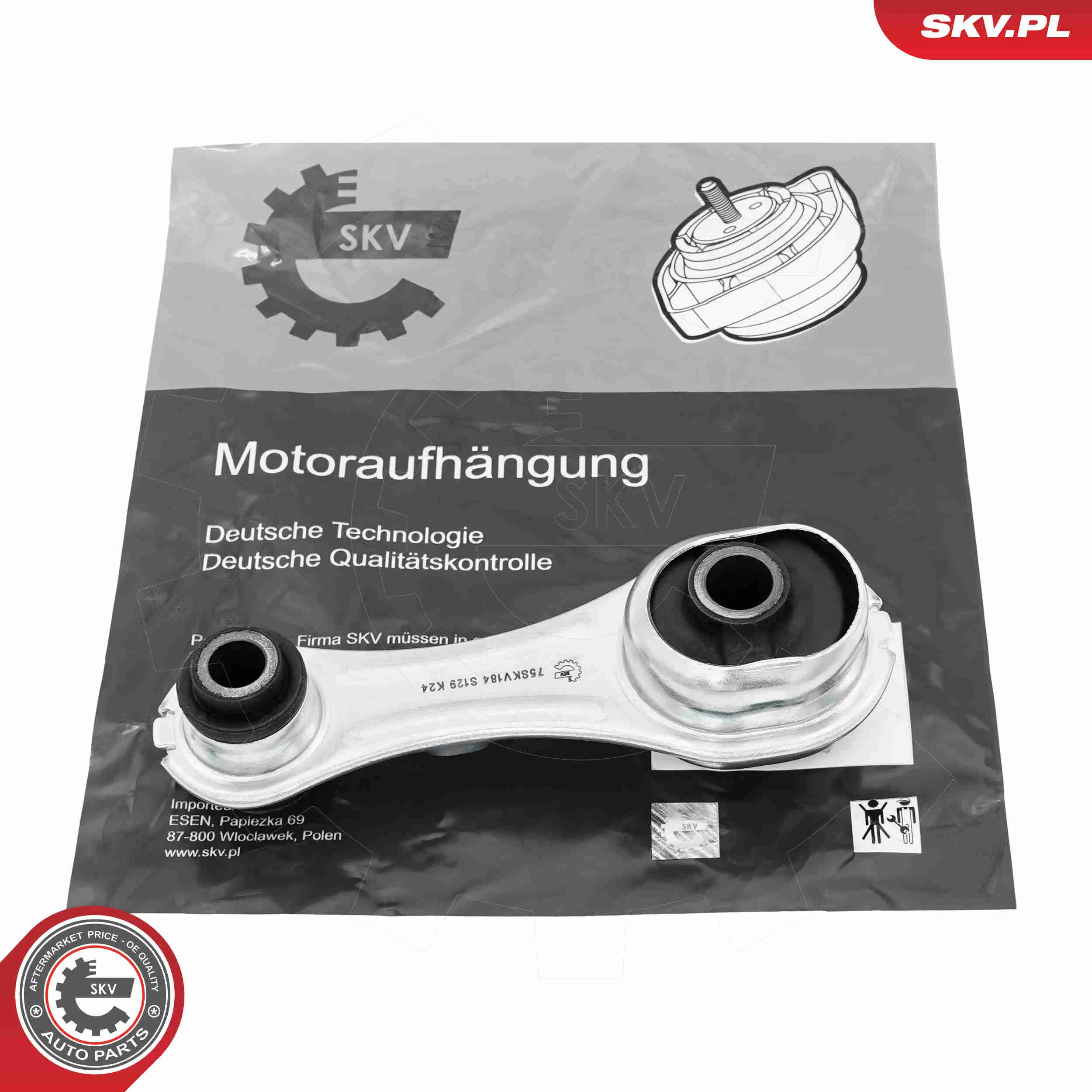 Lagerung, Motor hinten ESEN SKV 75SKV184