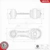 Lagerung, Motor hinten ESEN SKV 75SKV184 Bild Lagerung, Motor hinten ESEN SKV 75SKV184