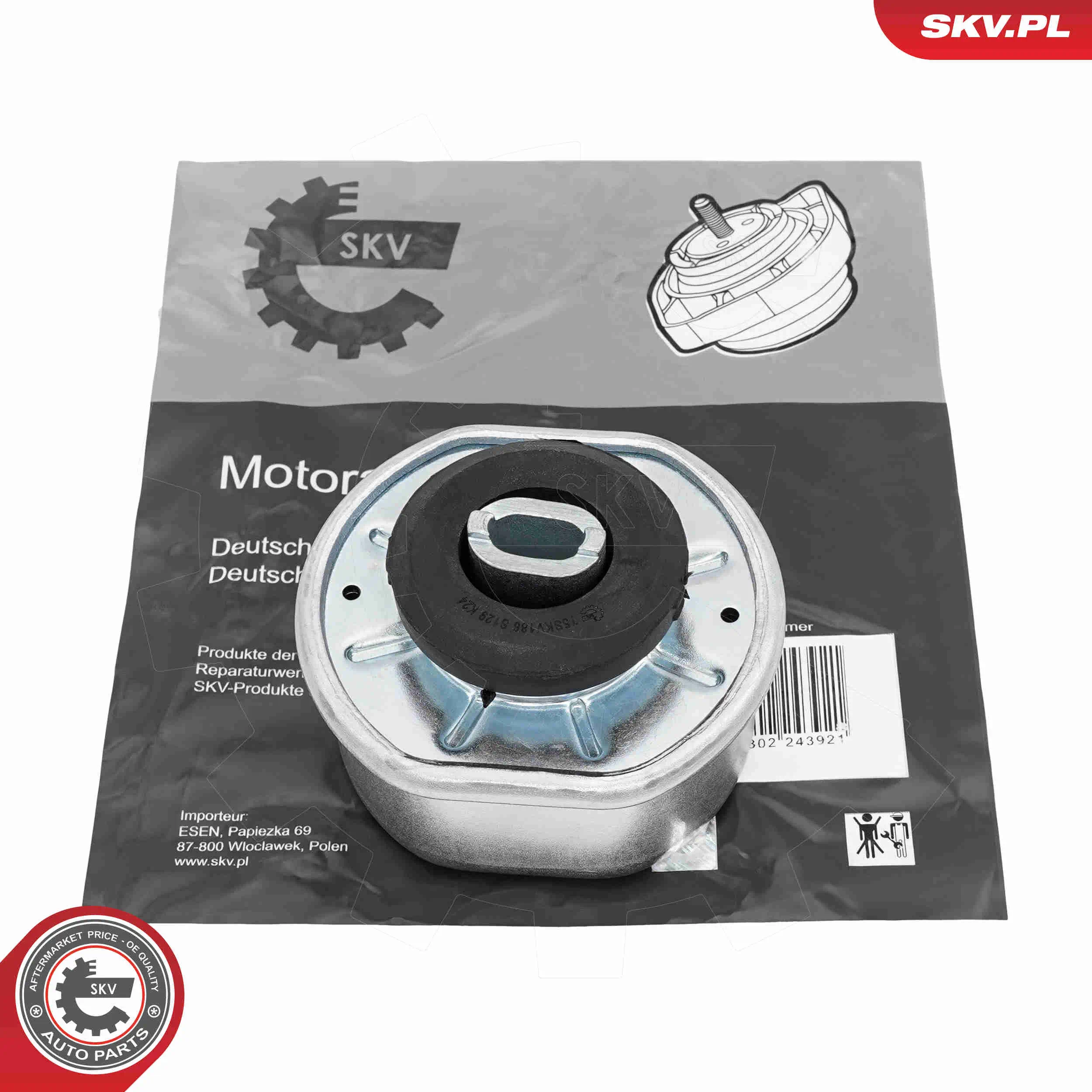 Lagerung, Motor beidseitig ESEN SKV 75SKV186