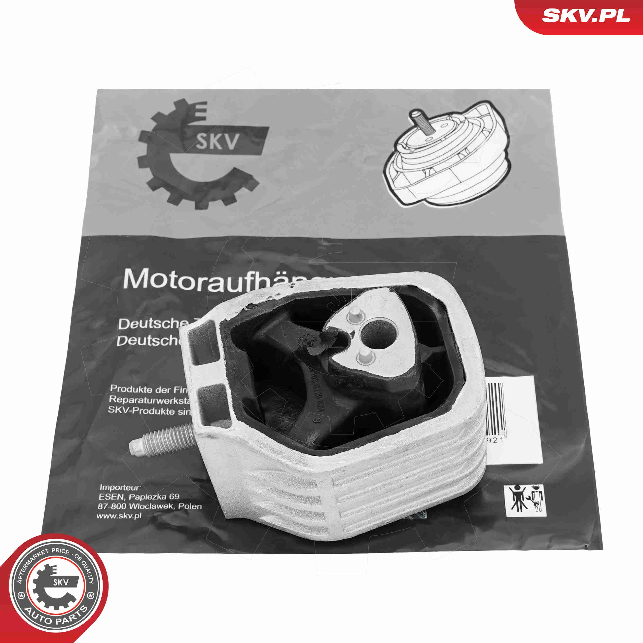 Lagerung, Motor vorne ESEN SKV 75SKV193