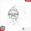 Lagerung, Motor vorne ESEN SKV 75SKV204 Bild Lagerung, Motor vorne ESEN SKV 75SKV204
