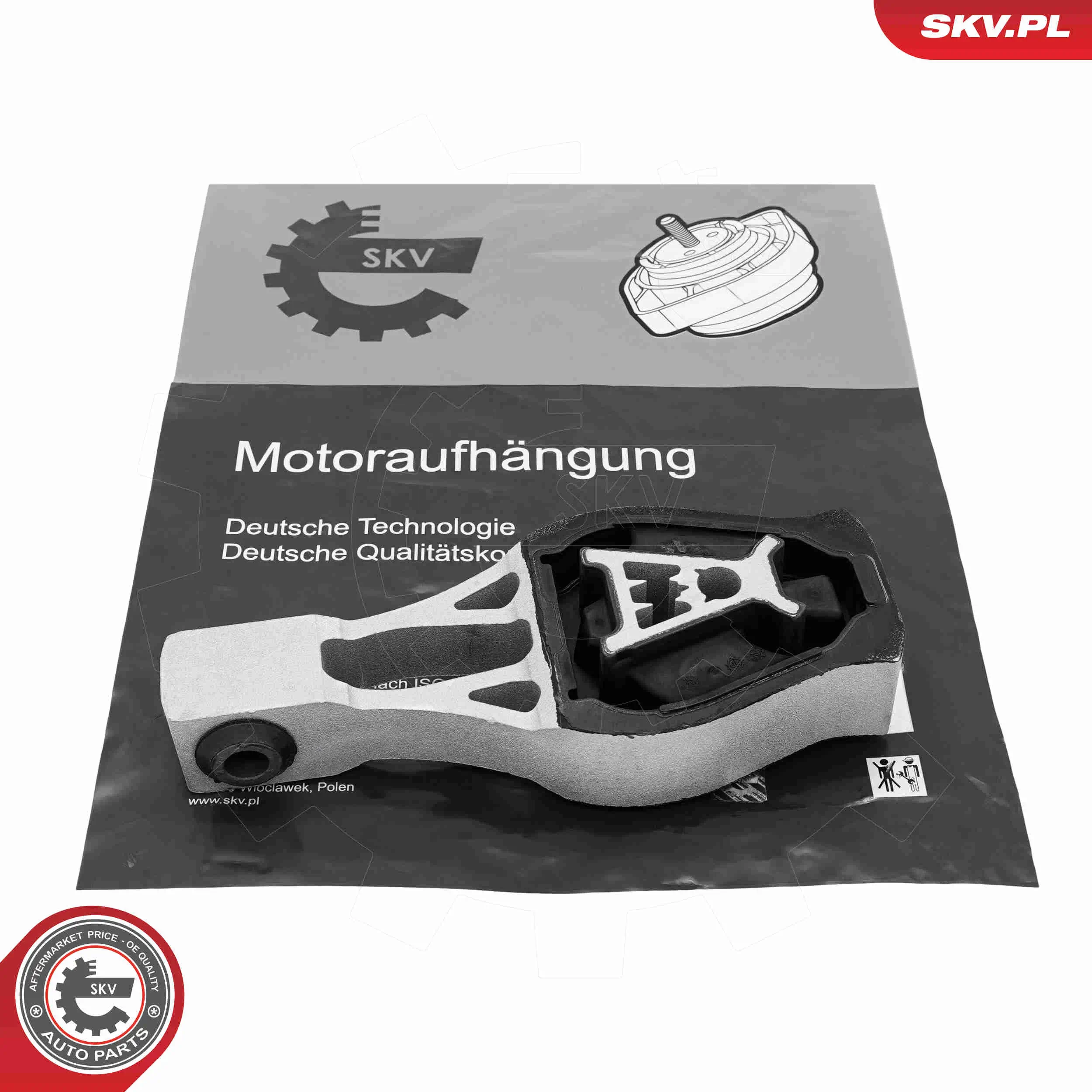 Lagerung, Motor hinten ESEN SKV 75SKV223