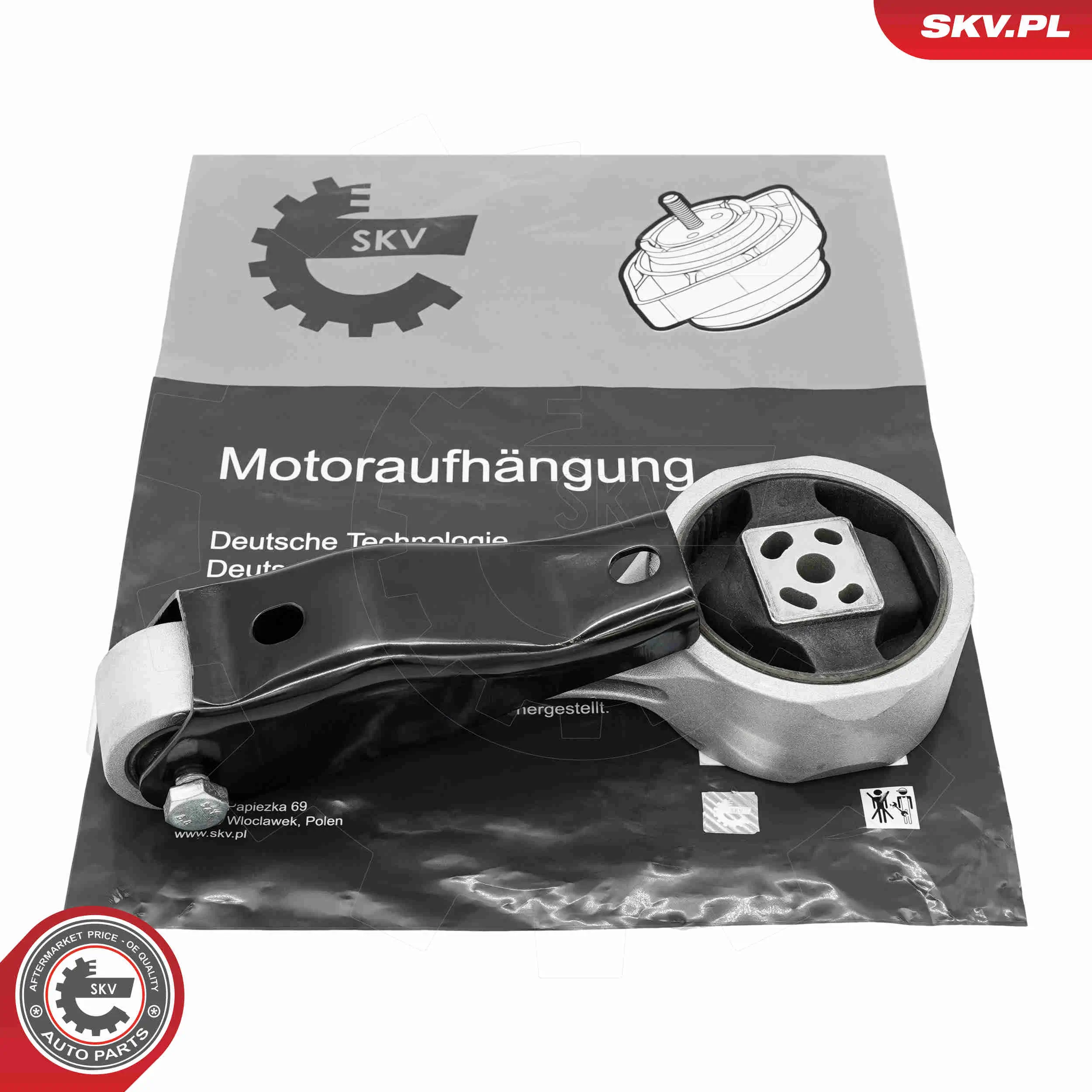 Lagerung, Motor hinten ESEN SKV 75SKV227