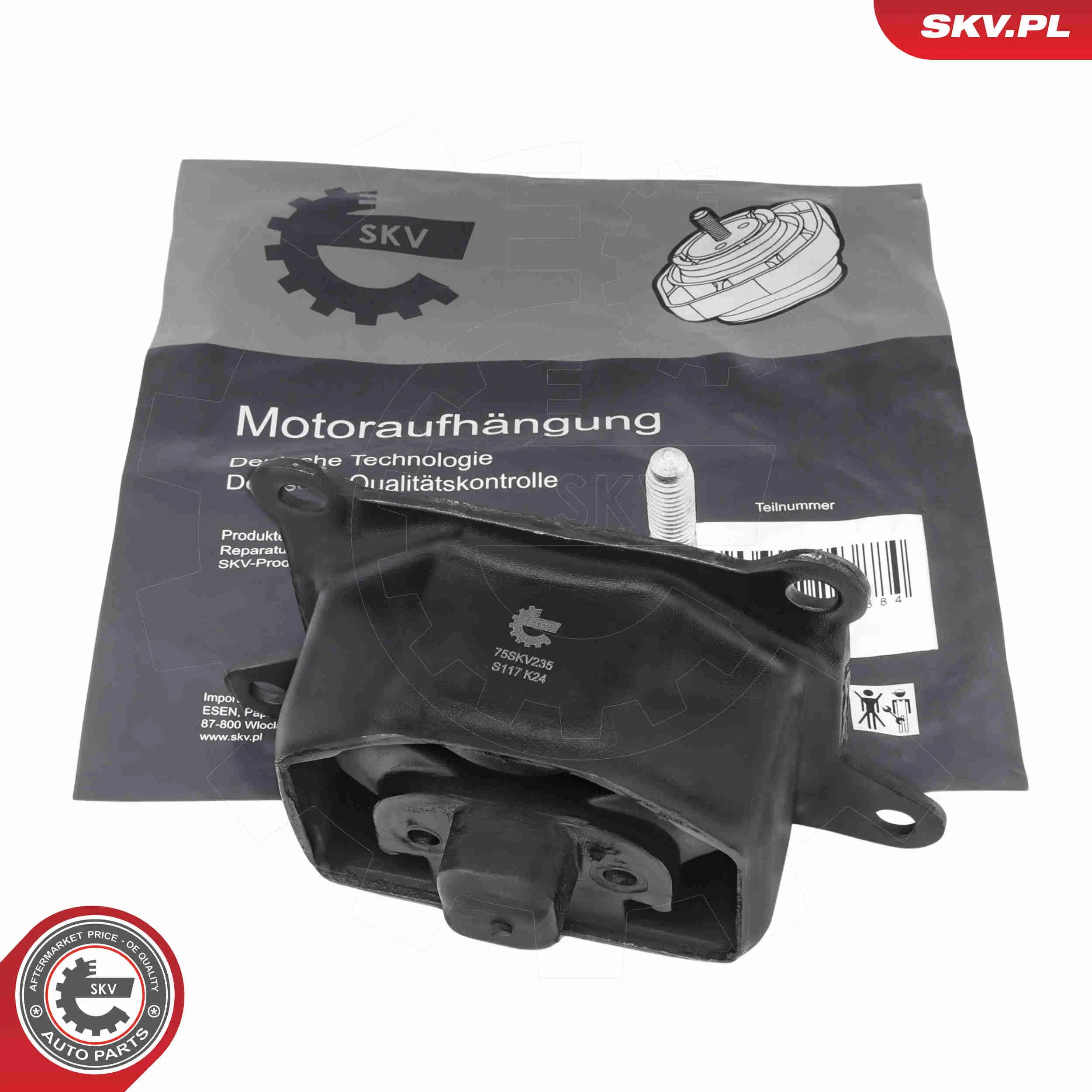 Lagerung, Motor vorne rechts ESEN SKV 75SKV235