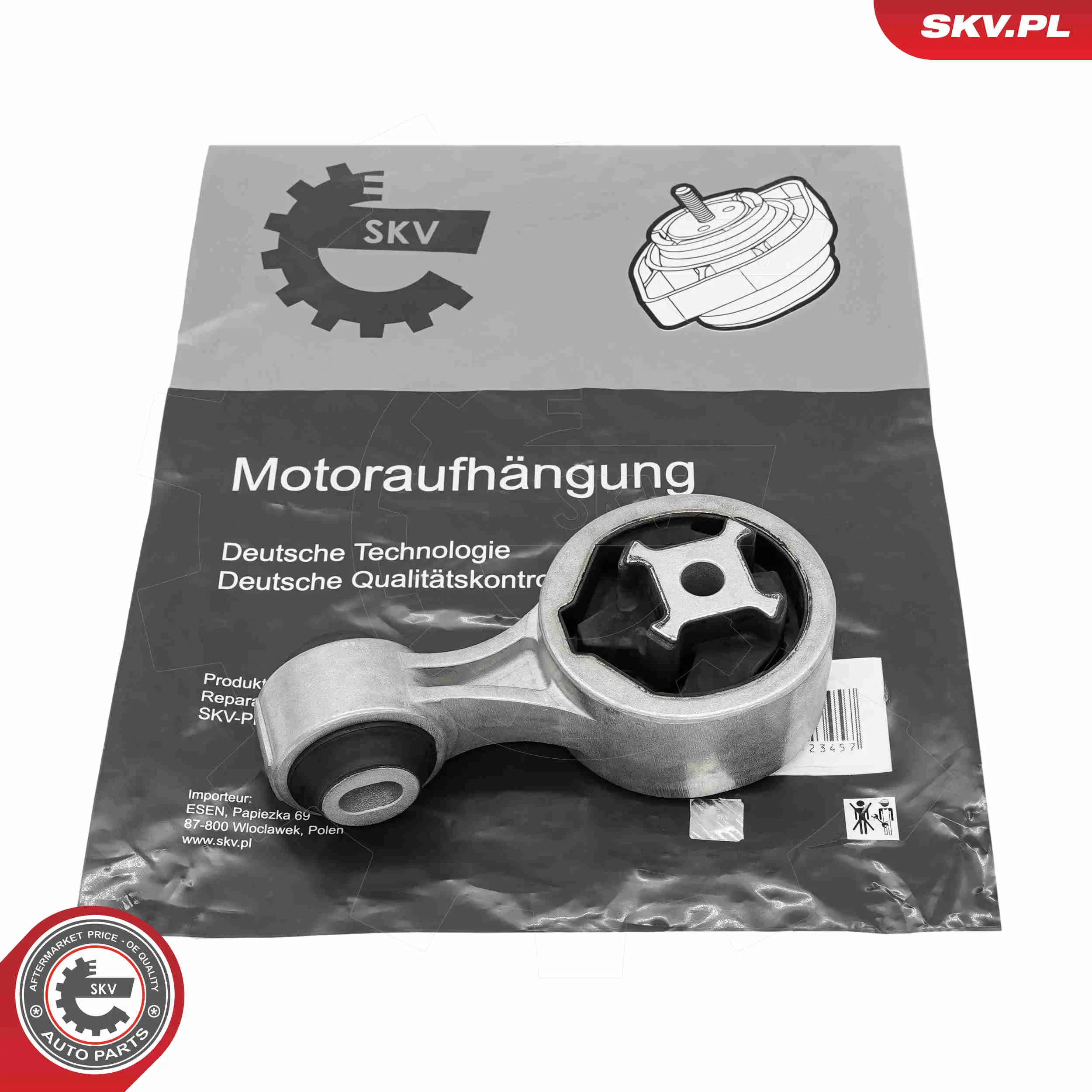 Lagerung, Motor hinten rechts ESEN SKV 75SKV243