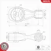 Lagerung, Motor hinten rechts ESEN SKV 75SKV269 Bild Lagerung, Motor hinten rechts ESEN SKV 75SKV269