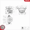 Lagerung, Motor beidseitig ESEN SKV 75SKV288 Bild Lagerung, Motor beidseitig ESEN SKV 75SKV288