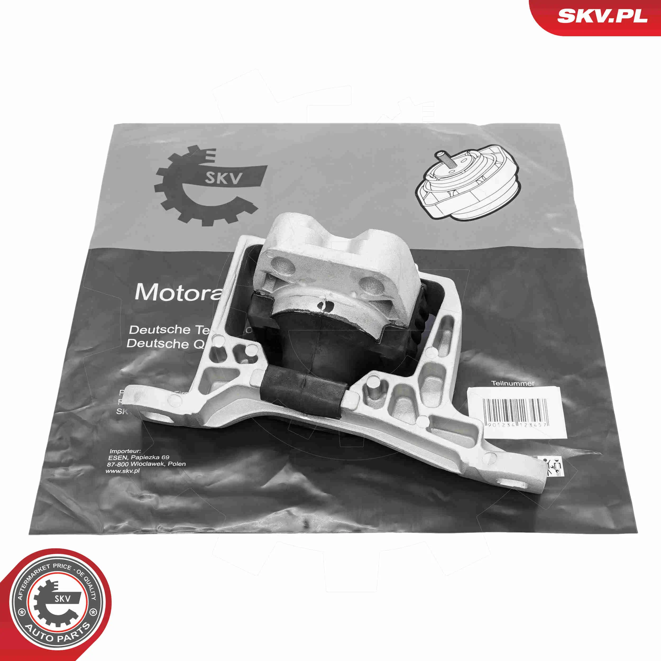 Lagerung, Motor vorne rechts ESEN SKV 75SKV330