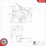 Lagerung, Motor vorne ESEN SKV 75SKV331