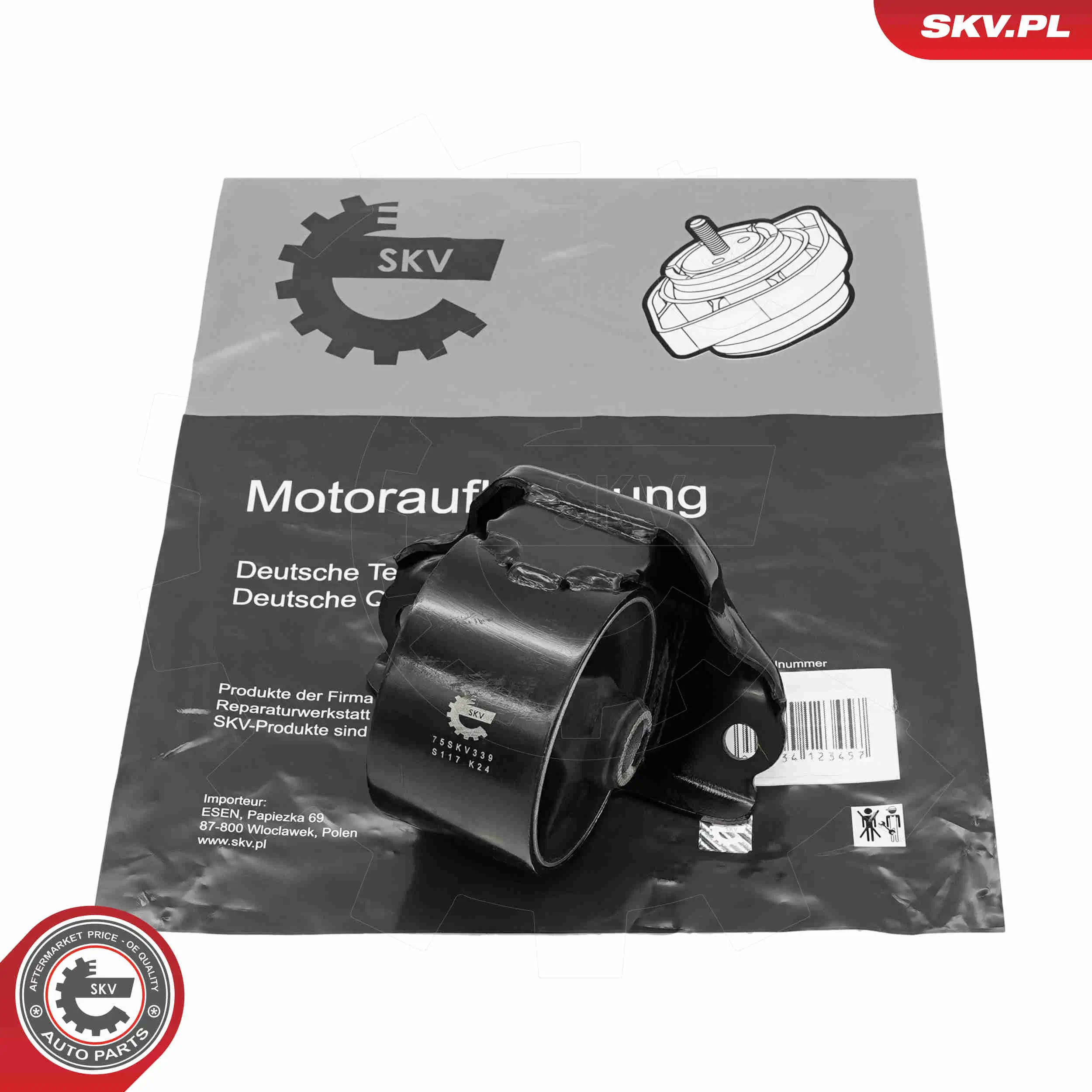 Lagerung, Motor vorne ESEN SKV 75SKV339