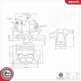 Lagerung, Motor rechts ESEN SKV 75SKV347