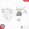 Lagerung, Motor rechts ESEN SKV 75SKV352