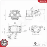 Lagerung, Motor vorne rechts ESEN SKV 75SKV357