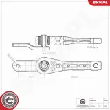 Lagerung, Motor hinten ESEN SKV 75SKV376
