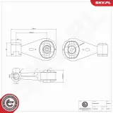 Lagerung, Motor rechts oben ESEN SKV 75SKV379