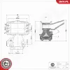 Lagerung, Motor rechts oben ESEN SKV 75SKV395