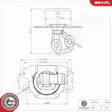 Lagerung, Motor links oben ESEN SKV 75SKV399