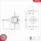 Lagerung, Motor vorne links ESEN SKV 75SKV401